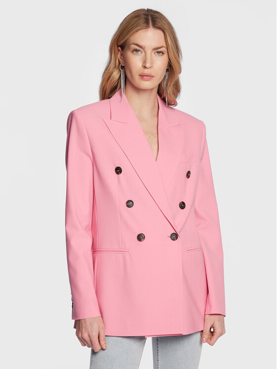 Pinko Sacou Elegante 100036 A0IH Roz Regular Fit 100036 imagine noua