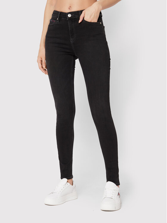 Tommy Jeans Jeans hlače Nora DW0DW13358 Črna Skinny Fit