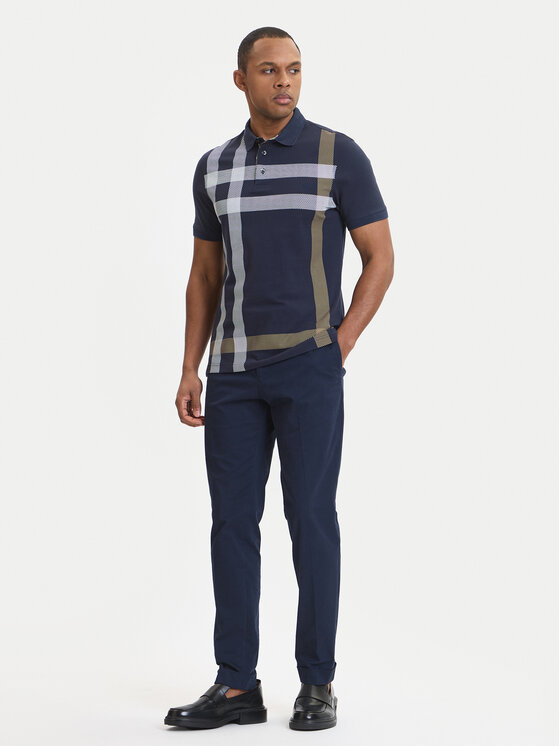 Barbour Barbour Polokošile Blaine MML1117NY94 Tmavomodrá Regular Fit
