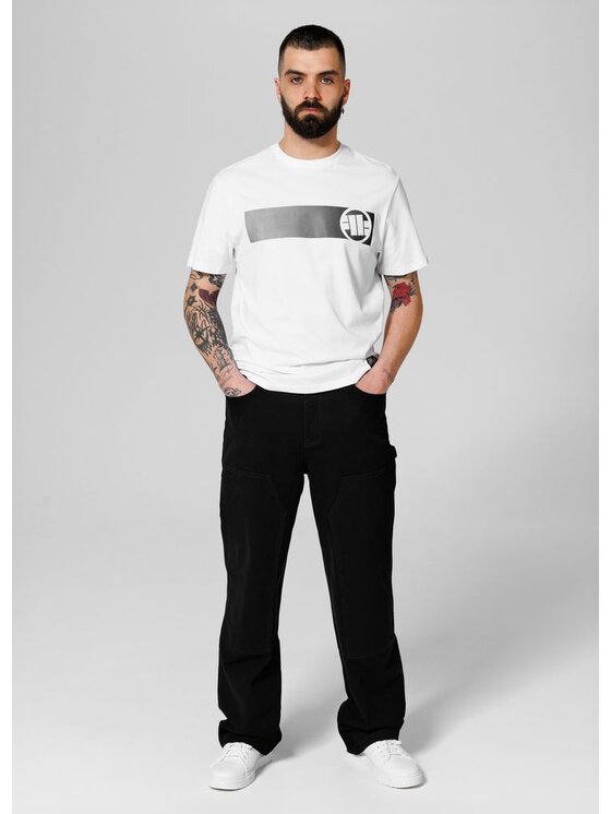 PITBULL PITBULL Spodnie materiałowe Dogwood Czarny Regular Fit