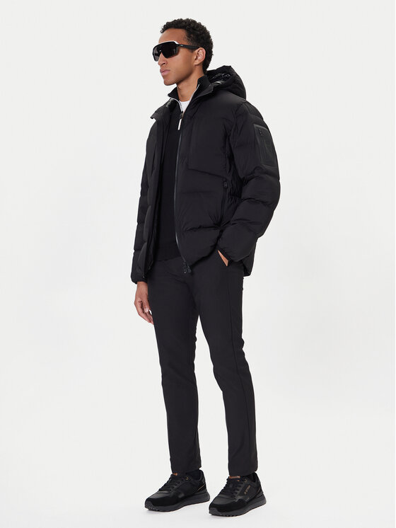 BOSS BOSS Pūkinė striukė Riplite 50543963 Juoda Regular Fit