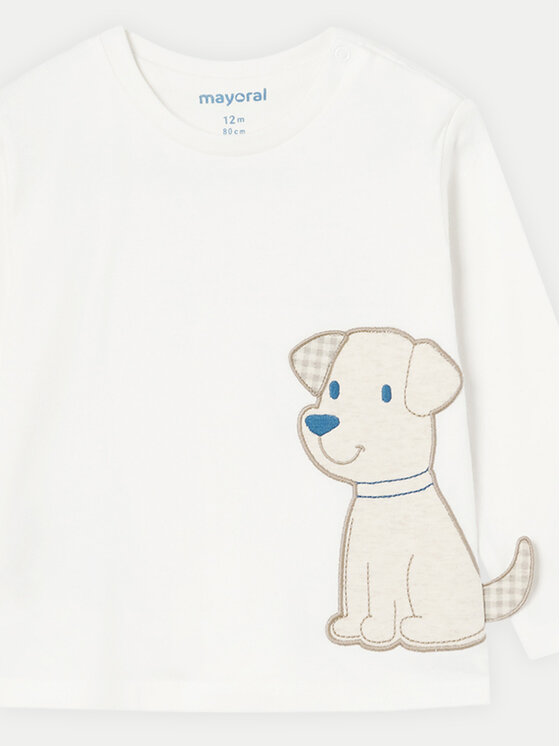 Mayoral Mayoral Bluse 2043 Écru Regular Fit