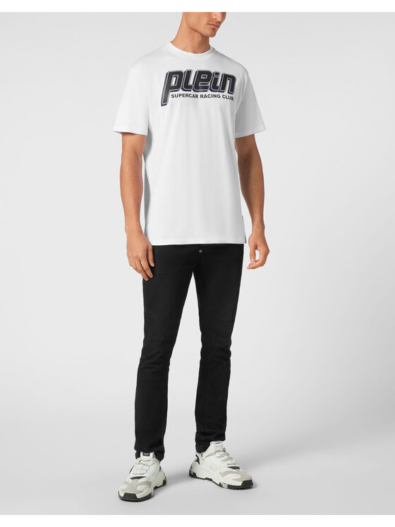 PHILIPP PLEIN PHILIPP PLEIN T-shirt 22603 Bianco Regular Fit