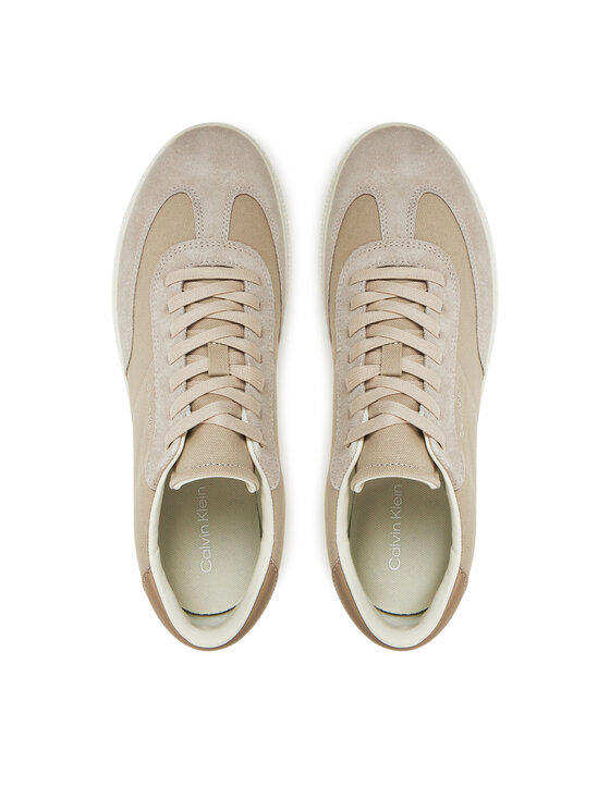 Calvin Klein Calvin Klein Sneakersy Low Top Lace Up Cv Mix HM0HM01724 Beżowy
