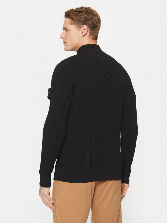 Stone Island Stone Island Kardigan 8115519C2 Czarny Regular Fit