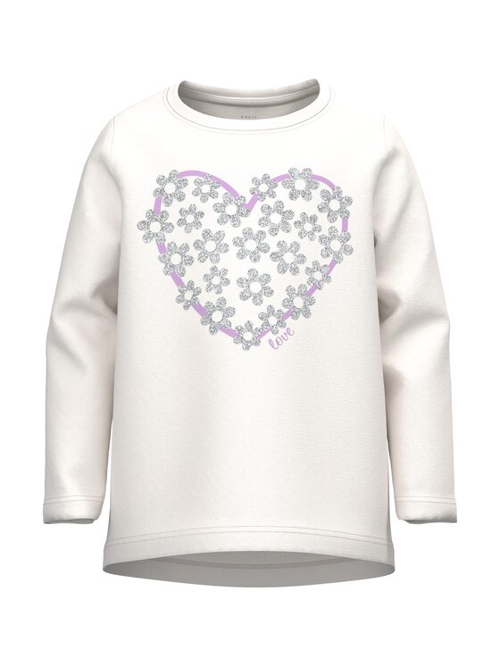 NAME IT NAME IT Blúz 13218927 Fehér Relaxed Fit