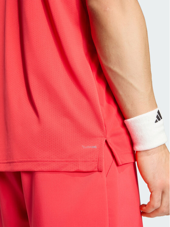 adidas adidas Koszulka techniczna Club Tennis Czerwony Regular Fit