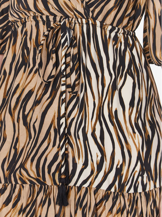 Iconique Iconique Повсякденна сукня IC23 123 Коричневий Regular Fit