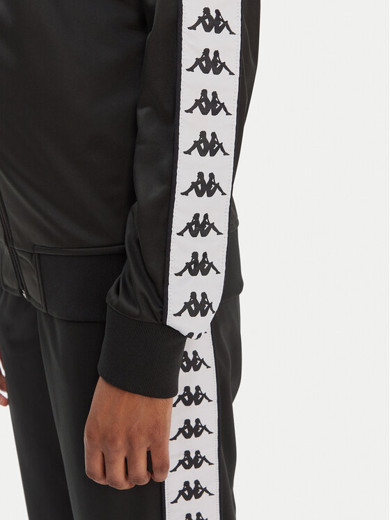 Kappa Kappa Μπλούζα Banda Wanniston 301PSC0 Μαύρο Slim Fit