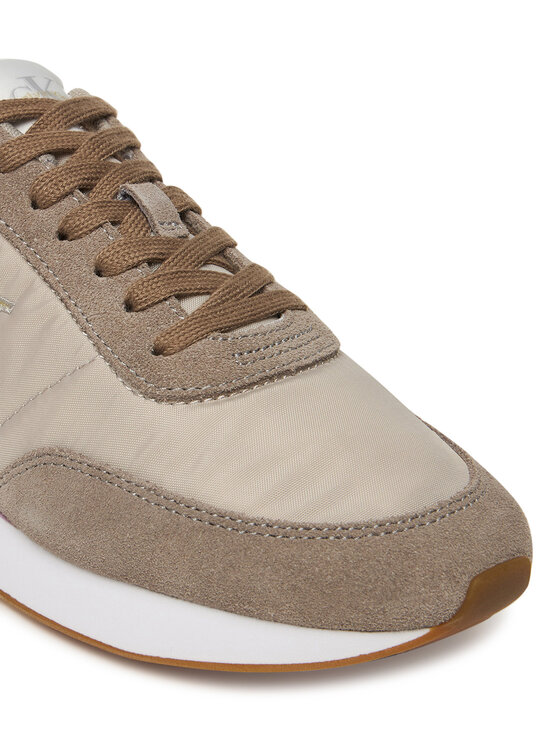 Calvin Klein Calvin Klein Tenisice Retro Runner Lace Up Nylon Mg YW0YW01990 Kaki