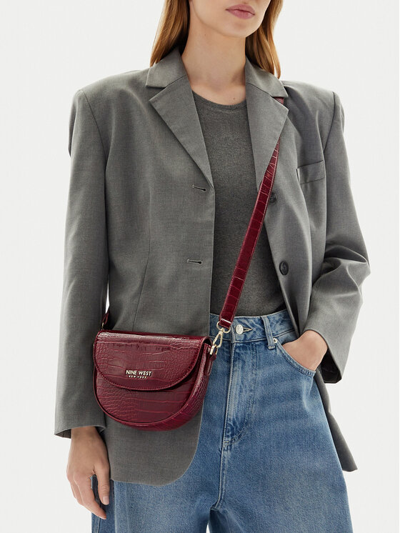 Nine West Nine West Ročna torba CEO-ZOE-S23806 Bordo rdeča