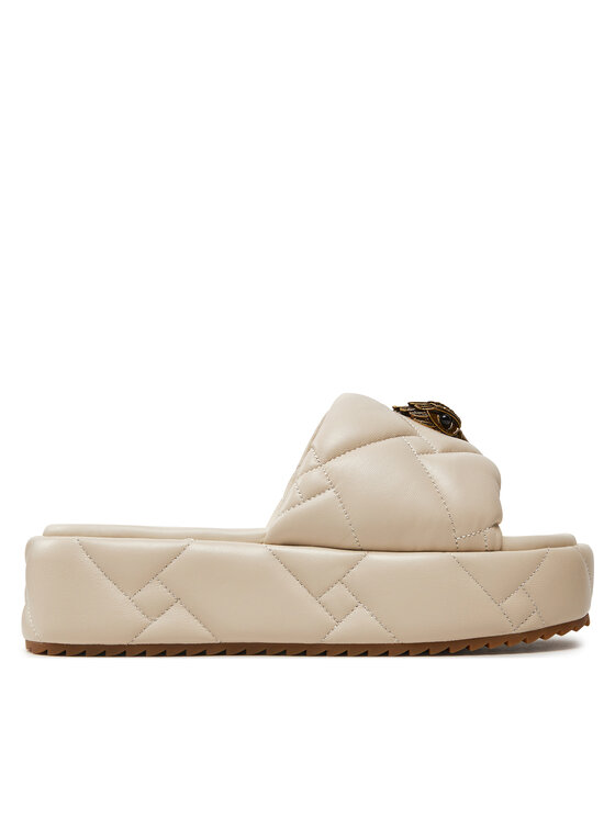 Şlapi Kurt Geiger Kensington Puff Flatform 2017841109 Écru