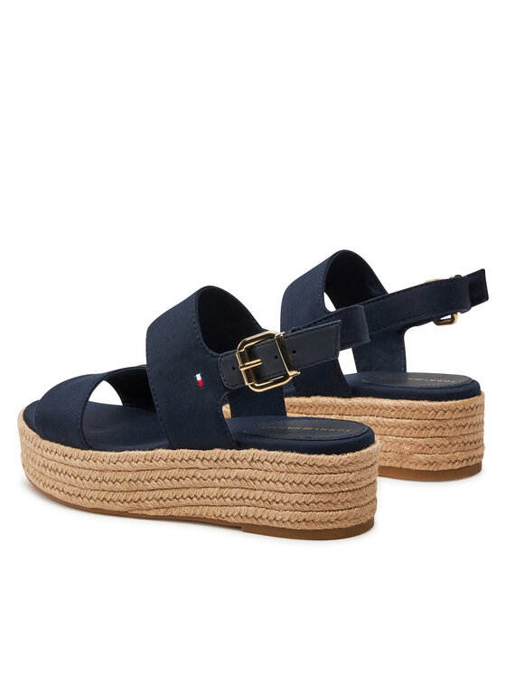 Tommy Hilfiger Tommy Hilfiger Espadryle FW0FW07885 Granatowy