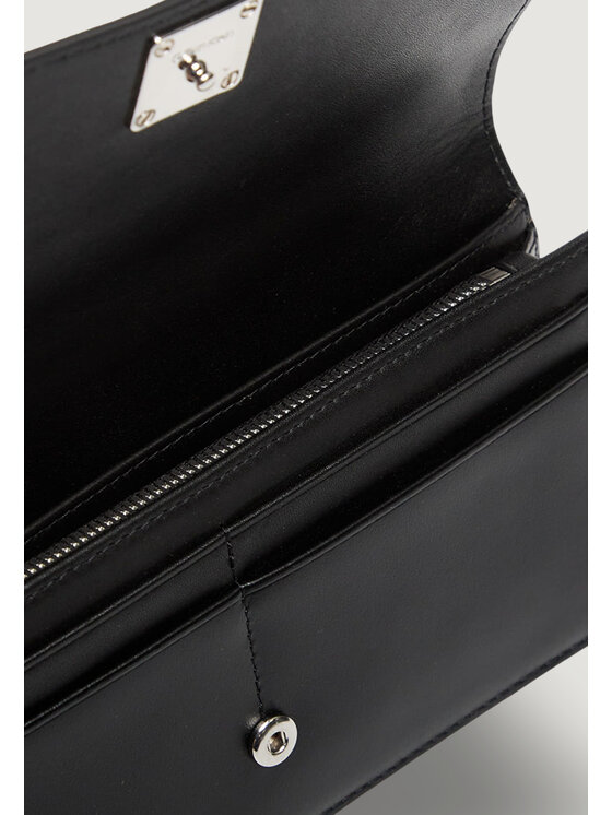 Calvin Klein Calvin Klein Πορτοφόλι EMBLEM HW PEBBLE LONG BIFOLD Μαύρο