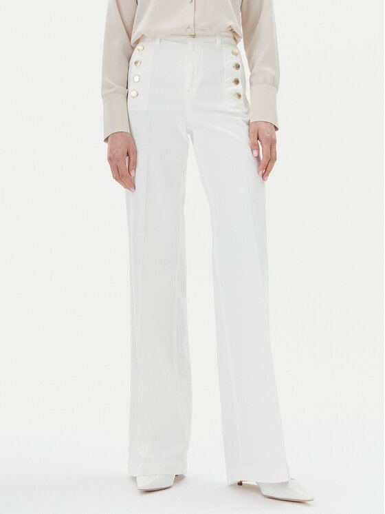 ViCOLO ViCOLO Traperice DD5144 Bijela Wide Leg