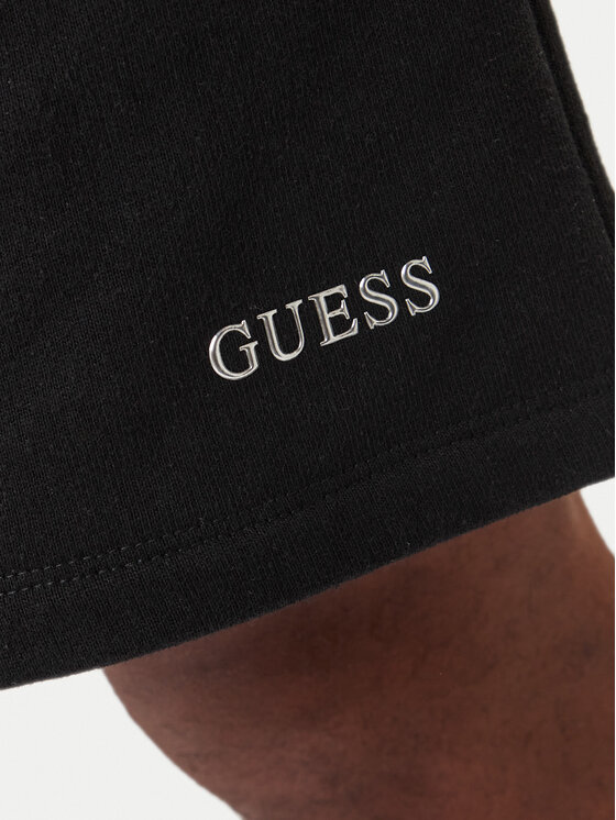 Guess Guess Športové kraťasy Z6RD06 KAIJ1 Čierna Regular Fit