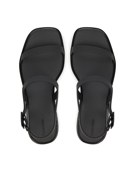 Calvin Klein Calvin Klein Sandały Sandal - Jelly HW0HW02426 Czarny