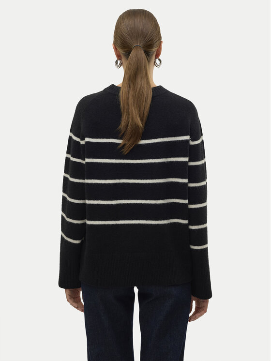Vero Moda Vero Moda Sweter Flawless 10320487 Czarny Loose Fit