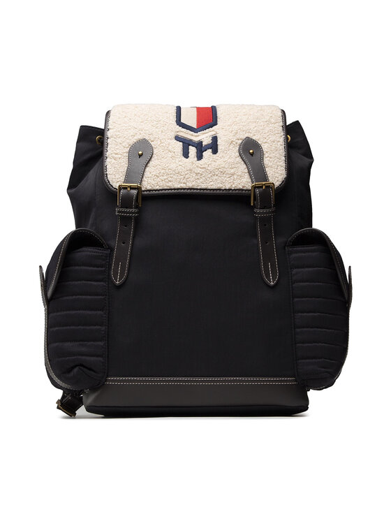 Tommy Hilfiger Раница Th Highlight Flap Backpack AM0AM08011 Тъмносин
