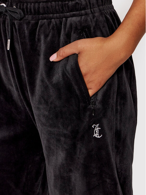 Juicy Couture Juicy Couture Sportinės kelnės JCWB121093 Juoda Regular Fit