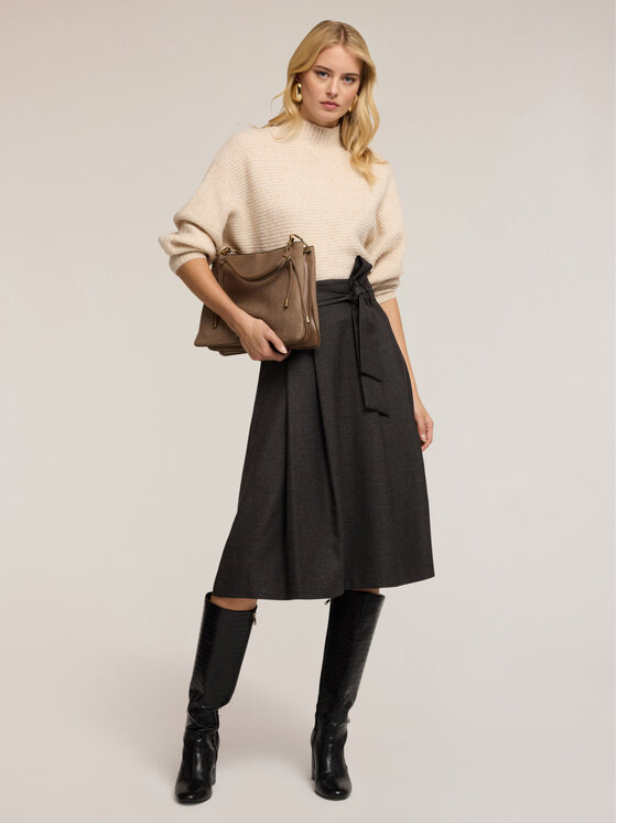 Motivi Motivi Gonna midi 1028Q001194N0V3 Grigio A-Line Fit