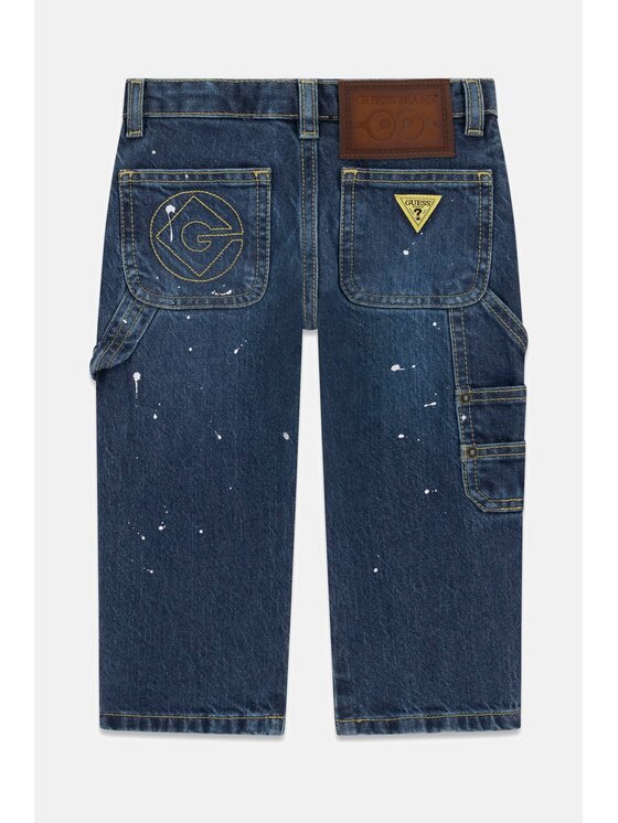 Guess Kids Guess Kids Spodnie materiałowe 183591 Niebieski Regular Fit