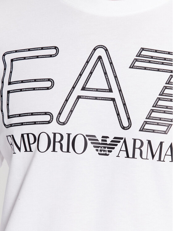 EA7 Emporio Armani EA7 Emporio Armani Longsleeve 6RPT04 PJFFZ 1100 Bianco Regular Fit