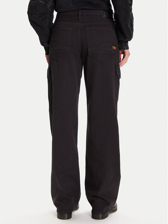 G-Star Raw G-Star Raw Hlače Judee D24673-E078 Crna Relaxed Fit