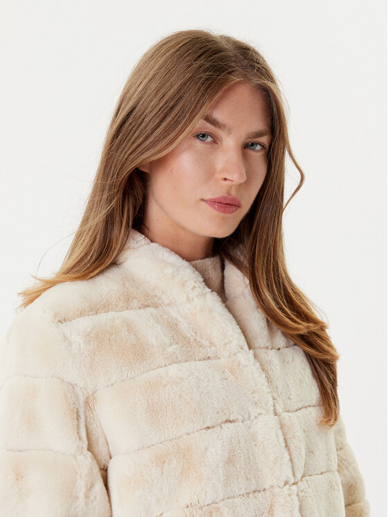 Marella Marella Krzno Carpazi 2525456011 Écru Regular Fit