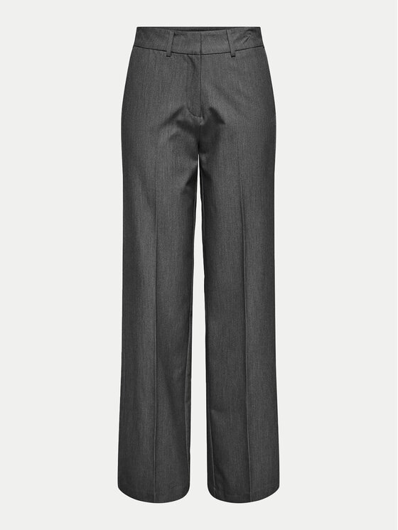 ONLY ONLY Kalhoty z materiálu Kayle 15324532 Šedá Straight Fit