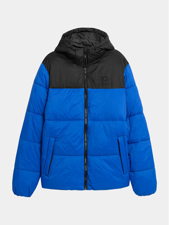 4F 4F Зимно яке 4FAW23TDJAM243 Син Regular Fit