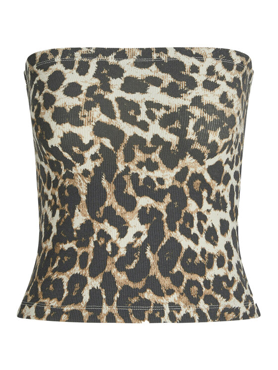 JJXX JJXX Top Fiona 12280486 Smeđa Slim Fit