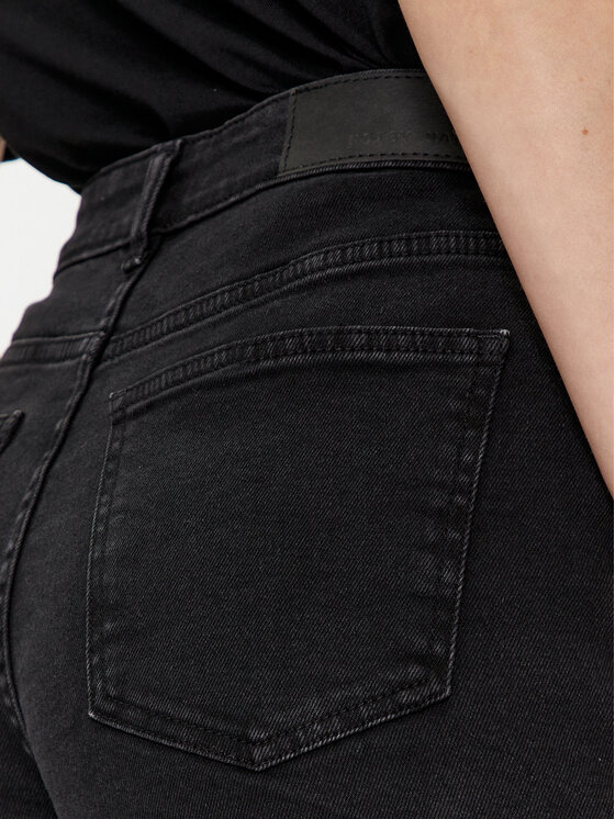 Noisy May Noisy May Szorty jeansowe Moni 27029491 Czarny Slim Fit
