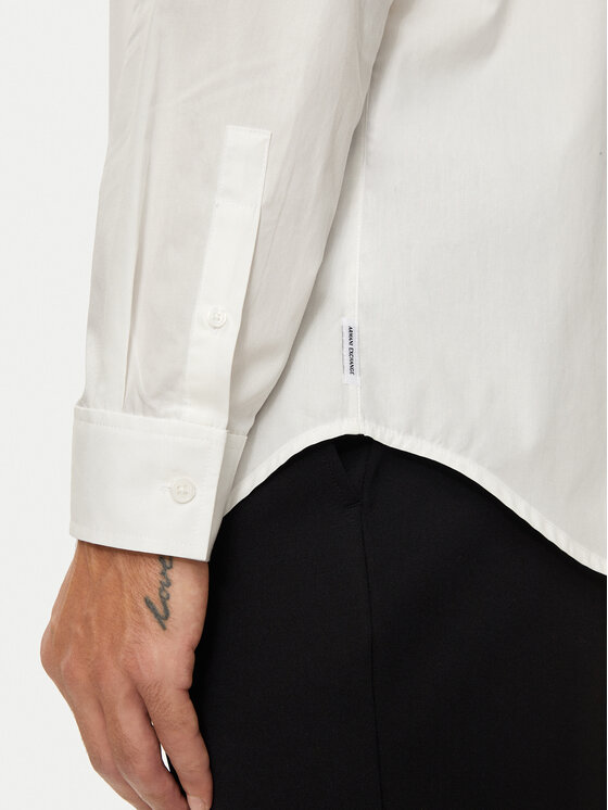 Armani Exchange Armani Exchange Koszula 6DZC10 ZNXLZ 1116 Biały Slim Fit
