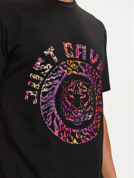 Just Cavalli Just Cavalli T-Shirt 76OAHC17 Μαύρο Regular Fit