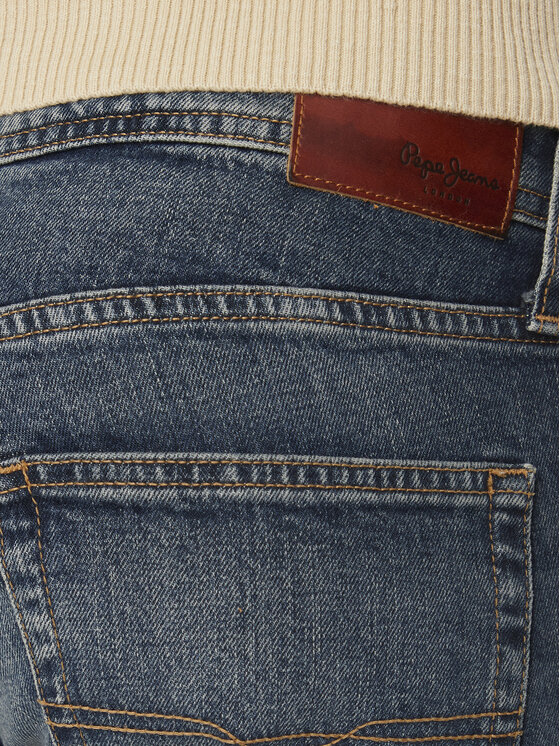 Pepe Jeans Pepe Jeans Jeansy PM207393 Modrá Straight Fit