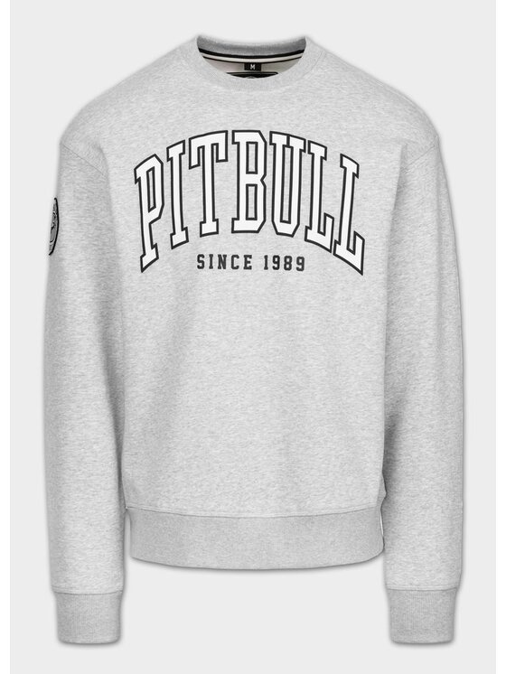 PITBULL PITBULL Bluza BADGER Szary Regular Fit