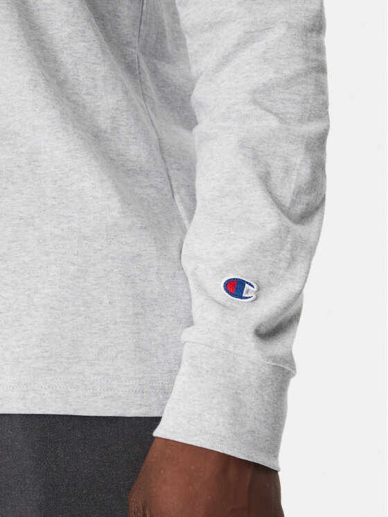 Champion Champion Marškinėliai ilgomis rankovėmis 221164 Pilka Loose Fit