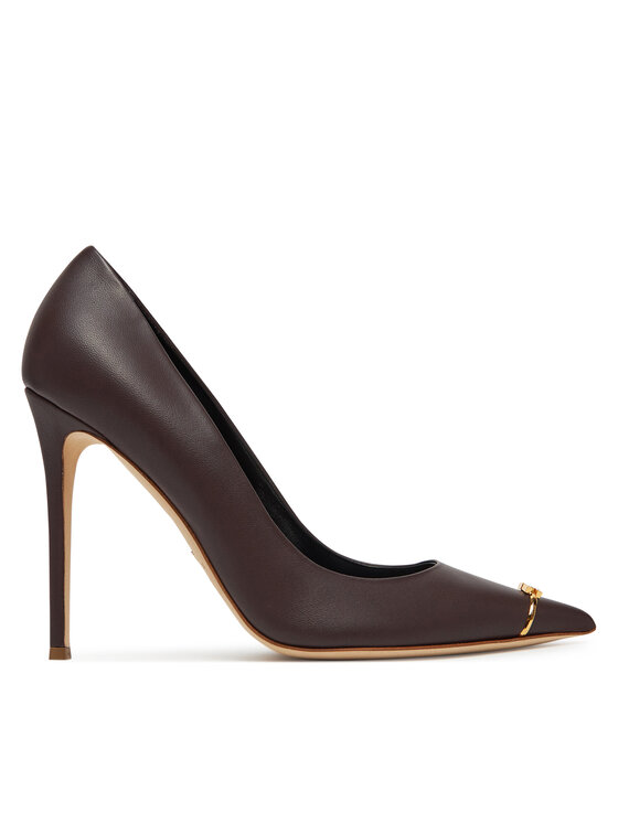Pantofi cu toc subțire Elisabetta Franchi SA-74L-52E2-V500 Maro
