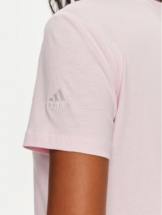 adidas adidas T-särk Essentials Slim Logo T-Shirt GL0771 Roosa Slim Fit