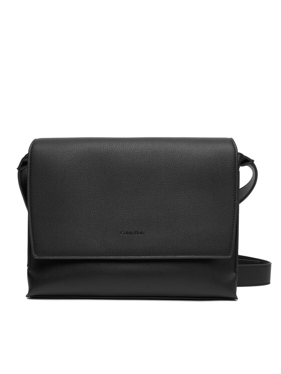 Geantă crossover Calvin Klein Micro Pebble Messenger 27 LV04D3034G Negru