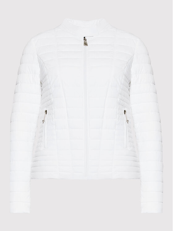 Guess Guess Μπουφάν μεταβατικό Vona W2YL1I W6NW2 Λευκό Slim Fit