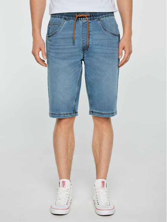 BIG STAR BIG STAR Kurtka jeansowa PARKER Niebieski Relaxed Fit
