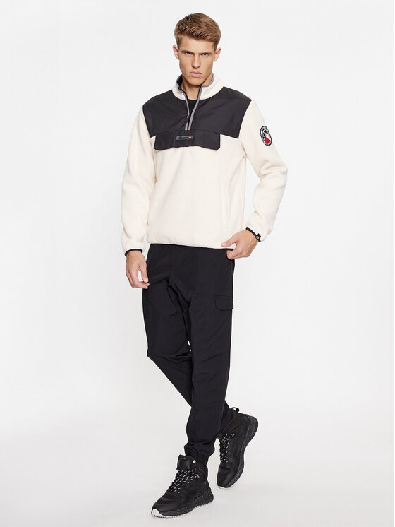 Ellesse Ellesse Felpa di pile Zinco SHT19077 Écru Regular Fit