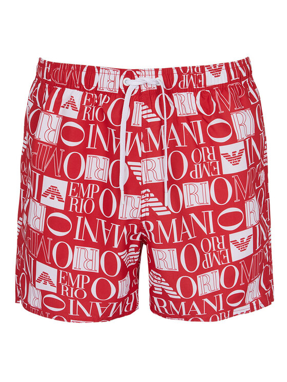 Emporio Armani Underwear Emporio Armani Underwear Plavecké šortky 2117402R481 Biela