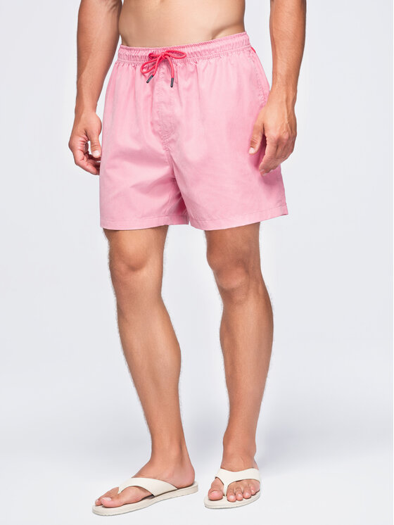Ombre Ombre Szorty kąpielowe OM-SRSS-0216 Różowy Regular Fit