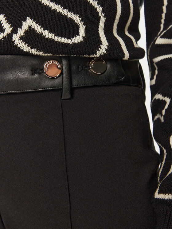 LOLA CASADEMUNT LOLA CASADEMUNT Παντελόνι υφασμάτινο MF2414004 00N Μαύρο Regular Fit