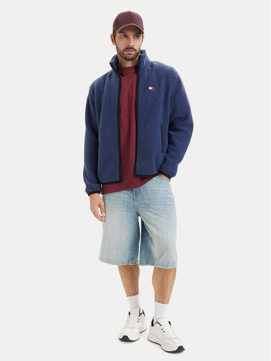 Tommy Jeans Tommy Jeans Polar DM0DM22345 Niebieski Regular Fit