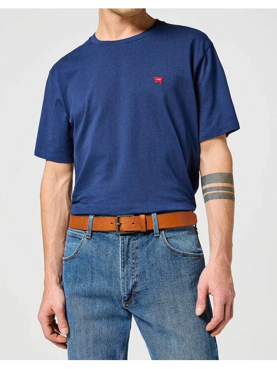 Wrangler Wrangler Cintura da uomo LEATHER BELT 112358070 Marrone