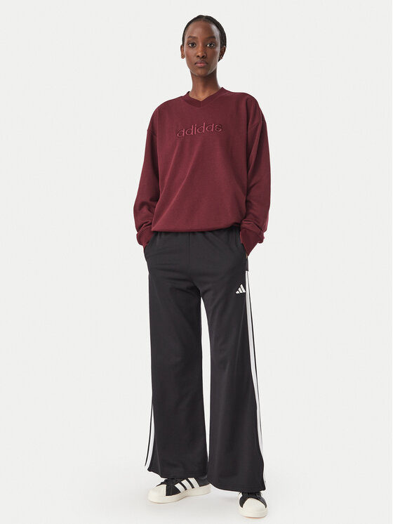 adidas adidas Pluus Seasonal Essentials Satin V-Neck KS7925 Bordoopunane Regular Fit